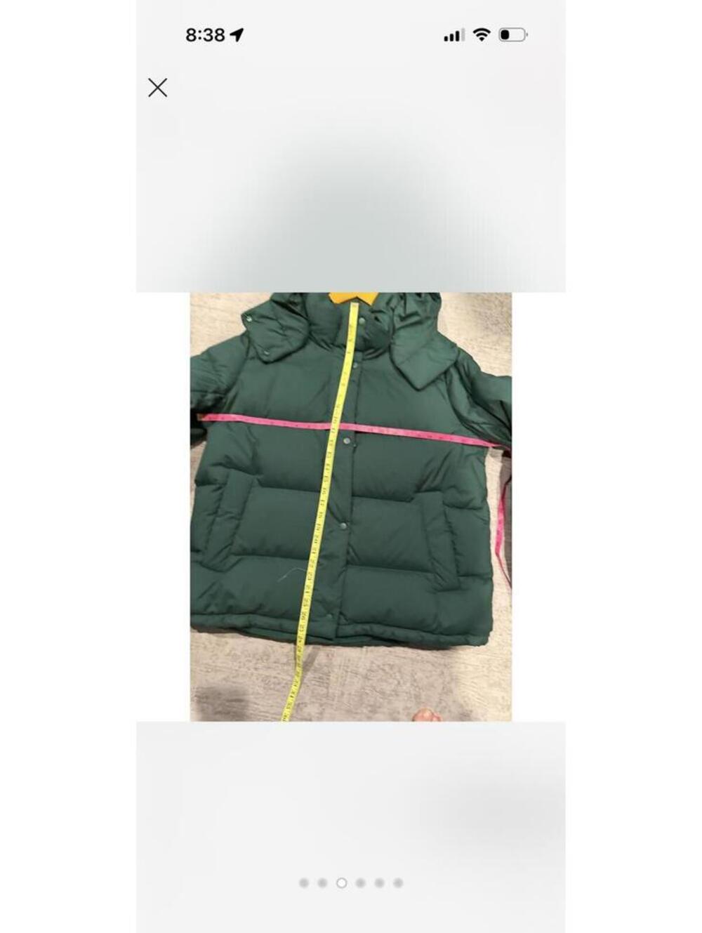 NWOT lululemon wunder puff short hooded parka Forest Everglade green size 12 - Picture 3 of 6